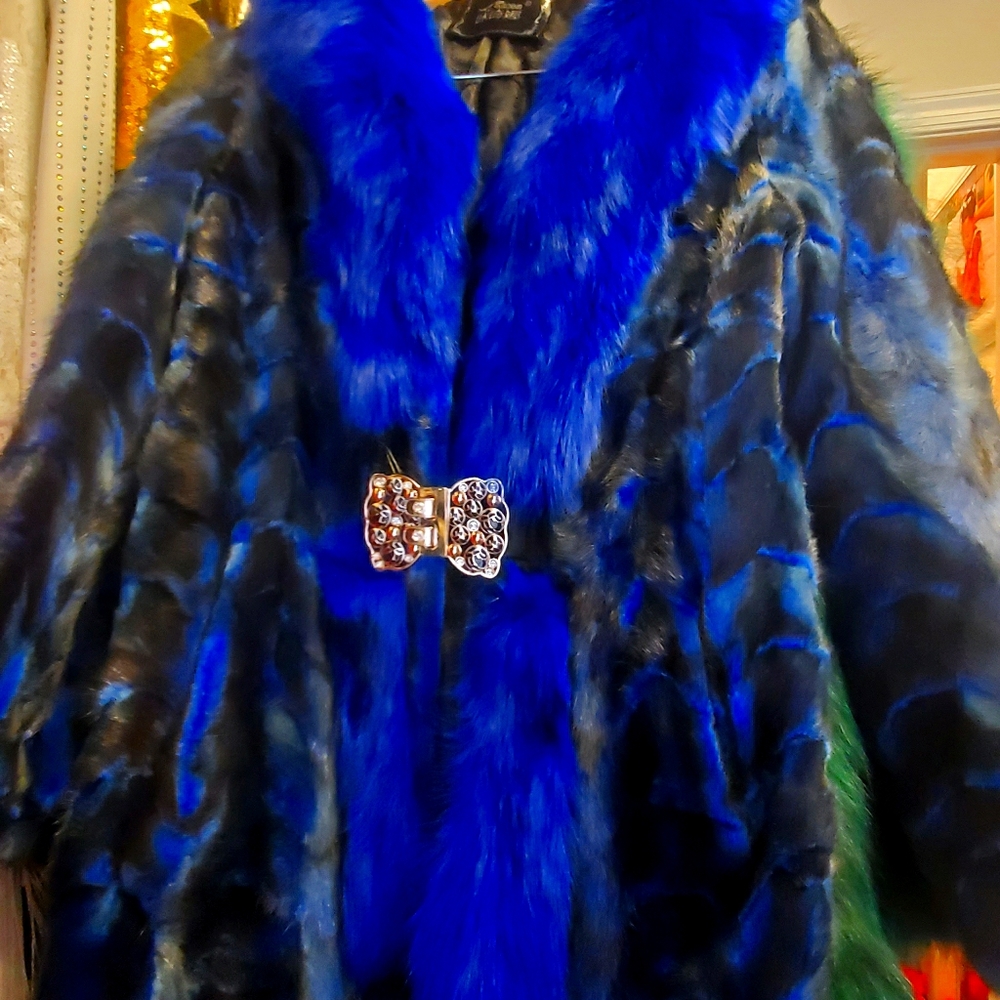 Genuine mink and Fox coat